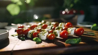 Queijo Mussarela: Aperitivos Elegantes para Sua Próxima Festa de Jantar
